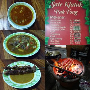 Sate Klatak Kambing Muda Pak Tong